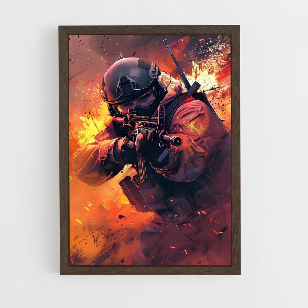 Poster Firefight Elite – affiche Counter strike (vue 5)